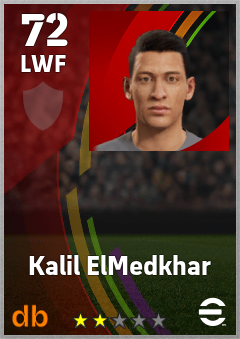 Kalil ElMedkhar eFootball player card