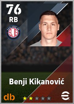 Benji Kikanović — RB, OVR 76, MAX 76