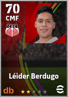 Léider Berdugo — CMF, OVR 70, MAX 70