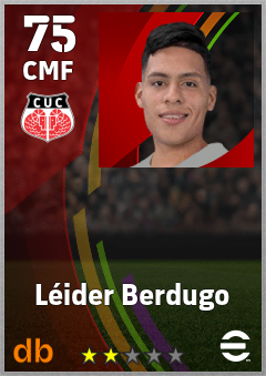 Léider Berdugo — CMF, OVR 75, MAX 75