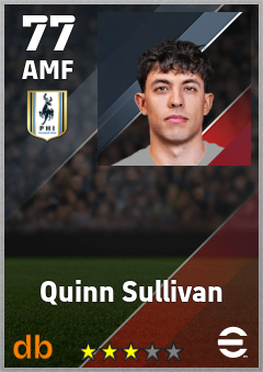 Quinn Sullivan — AMF, OVR 77, MAX 77