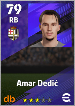 Amar Dedić — RB, OVR 79, MAX 79