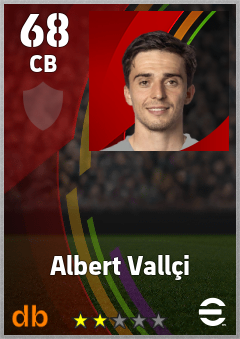 Albert Vallçi eFootball player card