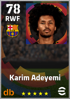 Karim Adeyemi eFootball player card