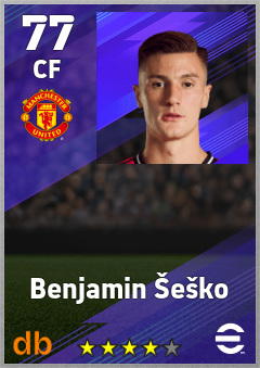 Benjamin Šeško eFootball player card