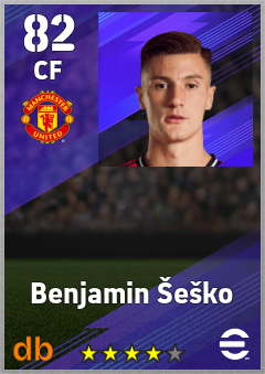 Benjamin Šeško eFootball player card