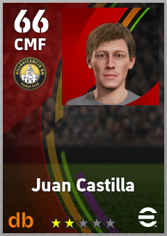Juan Castilla — CMF, OVR 66, MAX 66