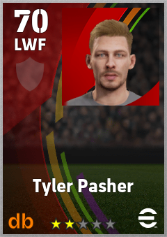 Tyler Pasher eFootball player card