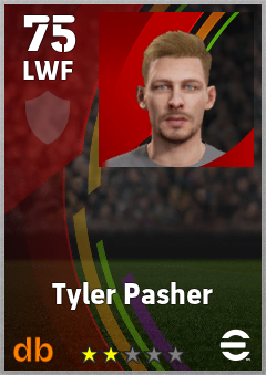 Tyler Pasher eFootball player card