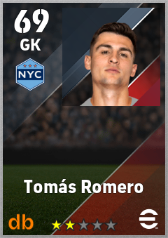 Tomás Romero — GK, OVR 69, MAX 69