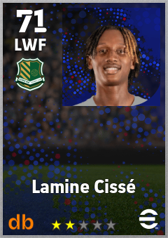 Lamine Cissé — LWF, OVR 71, MAX 71