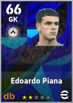 Edoardo Piana — GK, OVR 66, MAX 66