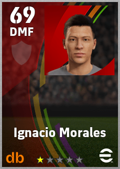 Ignacio Morales — DMF, OVR 69, MAX 69