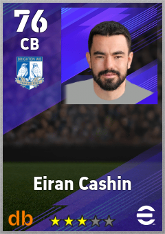Eiran Cashin — CB, OVR 76, MAX 76
