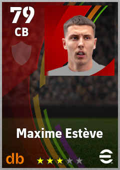 Maxime Estève — CB, OVR 79, MAX 79