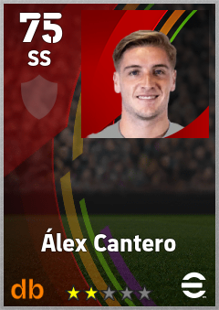 Álex Cantero — SS, OVR 75, MAX 75