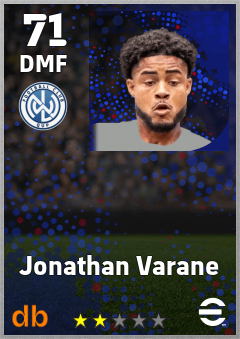 Jonathan Varane — DMF, OVR 71, MAX 71