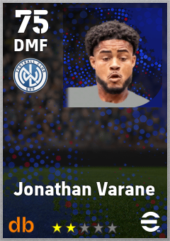 Jonathan Varane — DMF, OVR 75, MAX 75
