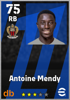 Antoine Mendy — RB, OVR 75, MAX 75