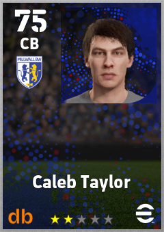 Caleb Taylor — CB, OVR 75, MAX 75