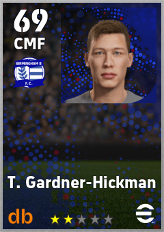 T. Gardner-Hickman eFootball player card