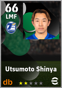 Utsumoto Shinya eFootball player card