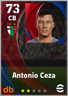 Antonio Ceza — CB, OVR 73, MAX 73
