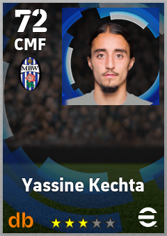 Yassine Kechta — CMF, OVR 72, MAX 72