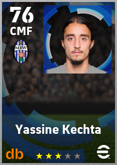 Yassine Kechta — CMF, OVR 76, MAX 76