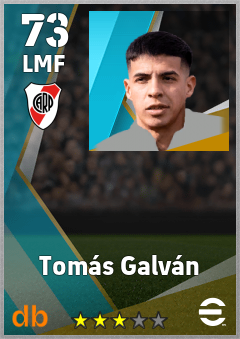 Tomás Galván eFootball player card