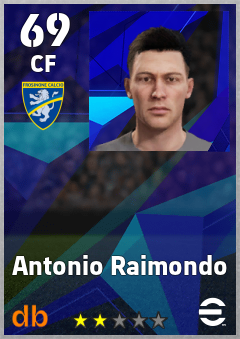 Antonio Raimondo — CF, OVR 69, MAX 69