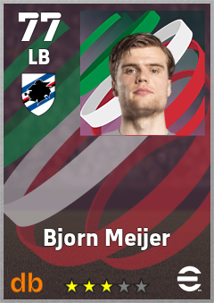 Bjorn Meijer — LB, OVR 77, MAX 77