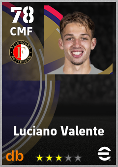Luciano Valente — CMF, OVR 78, MAX 78
