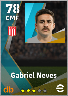 Gabriel Neves — CMF, OVR 78, MAX 78
