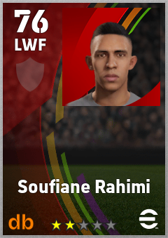 Soufiane Rahimi eFootball player card