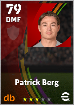 Patrick Berg eFootball player card
