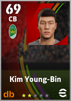 Kim Young-Bin — CB, OVR 69, MAX 69