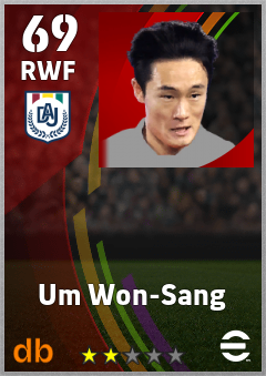Um Won-Sang — RWF, OVR 69, MAX 69