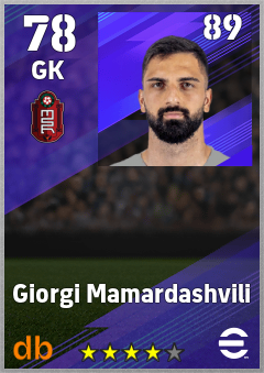 Giorgi Mamardashvili eFootball player card