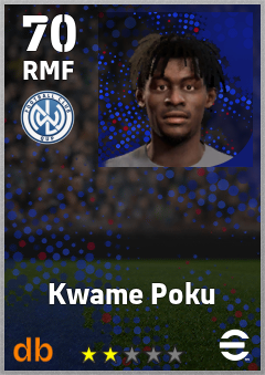 Kwame Poku — RMF, OVR 70, MAX 70