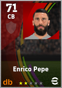 Enrico Pepe — CB, OVR 71, MAX 71