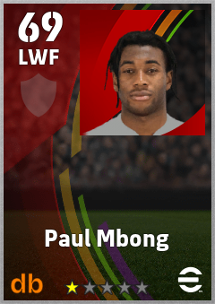 Paul Mbong eFootball player card