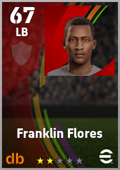 Franklin Flores — LB, OVR 67, MAX 67