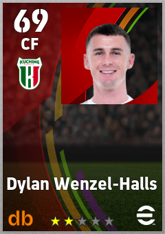 Dylan Wenzel-Halls — CF, OVR 69, MAX 69