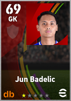 Jun Badelic eFootball player card