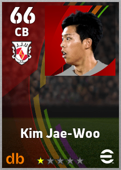 Kim Jae-Woo — CB, OVR 66, MAX 66