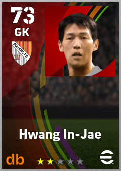 Hwang In-Jae — GK, OVR 73, MAX 73