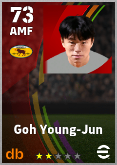 Goh Young-Jun — AMF, OVR 73, MAX 73
