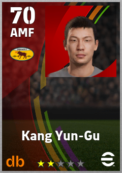 Kang Yun-Gu — AMF, OVR 70, MAX 70