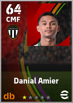 Danial Amier — CMF, OVR 64, MAX 64